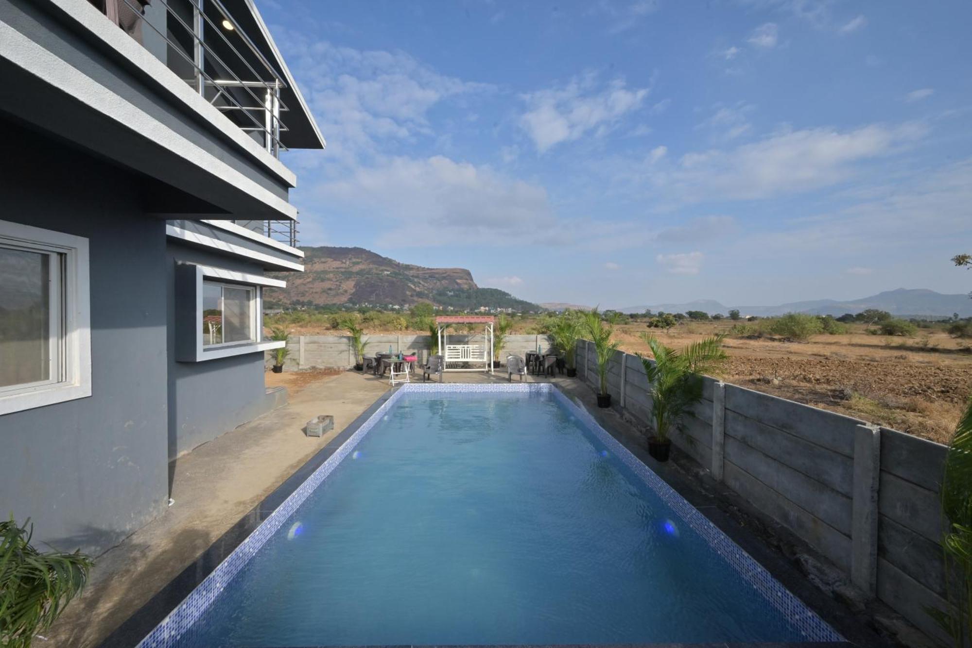 Ll Empyrean Stay Ll Mirage Chalet Ll 4Bhk Ll Ac Ll Largest Pvt Pool Ll Lonavala Eksteriør bilde