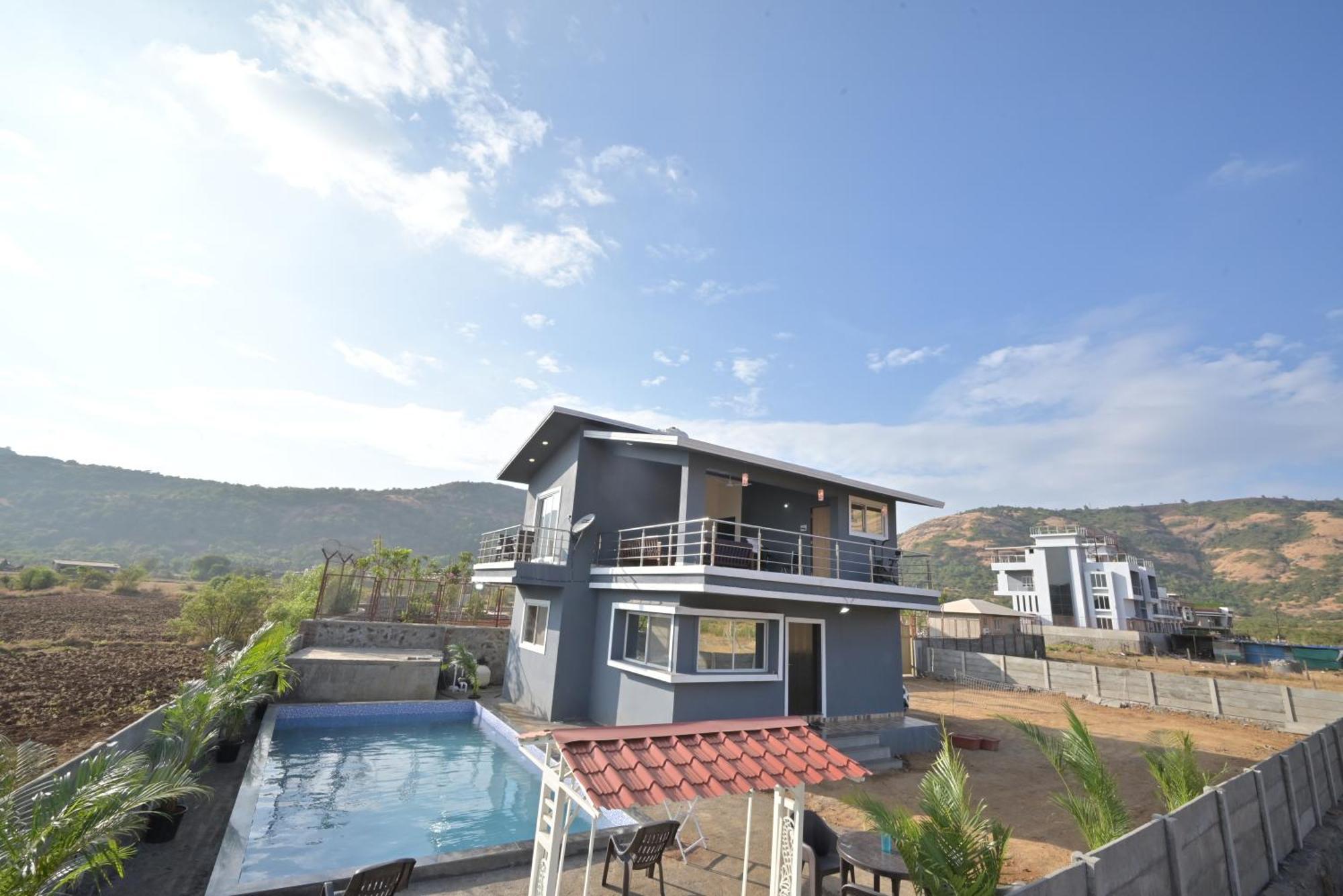 Ll Empyrean Stay Ll Mirage Chalet Ll 4Bhk Ll Ac Ll Largest Pvt Pool Ll Lonavala Eksteriør bilde