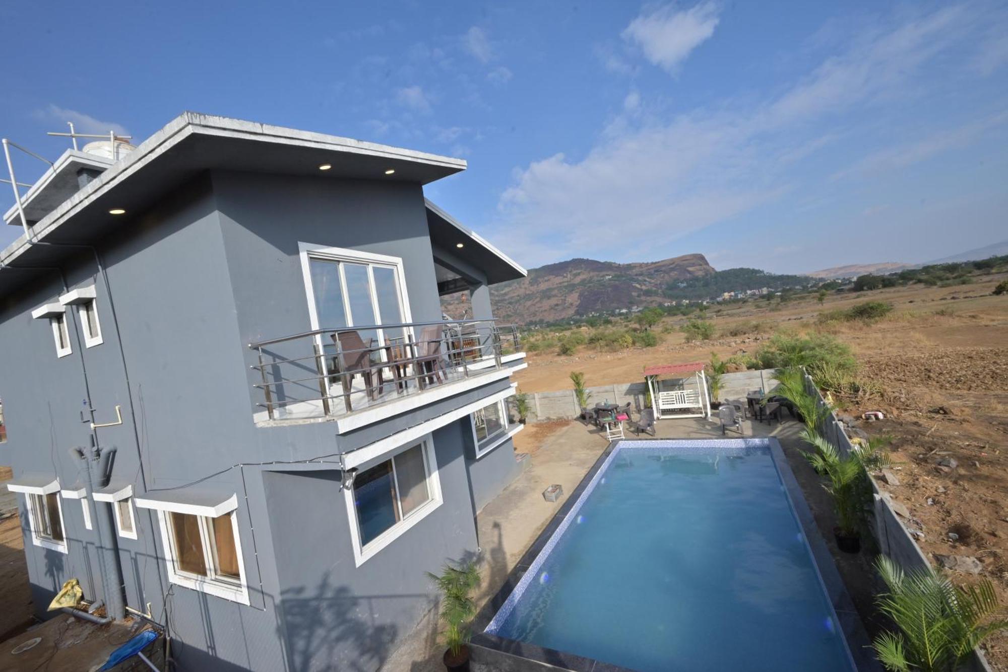 Ll Empyrean Stay Ll Mirage Chalet Ll 4Bhk Ll Ac Ll Largest Pvt Pool Ll Lonavala Eksteriør bilde