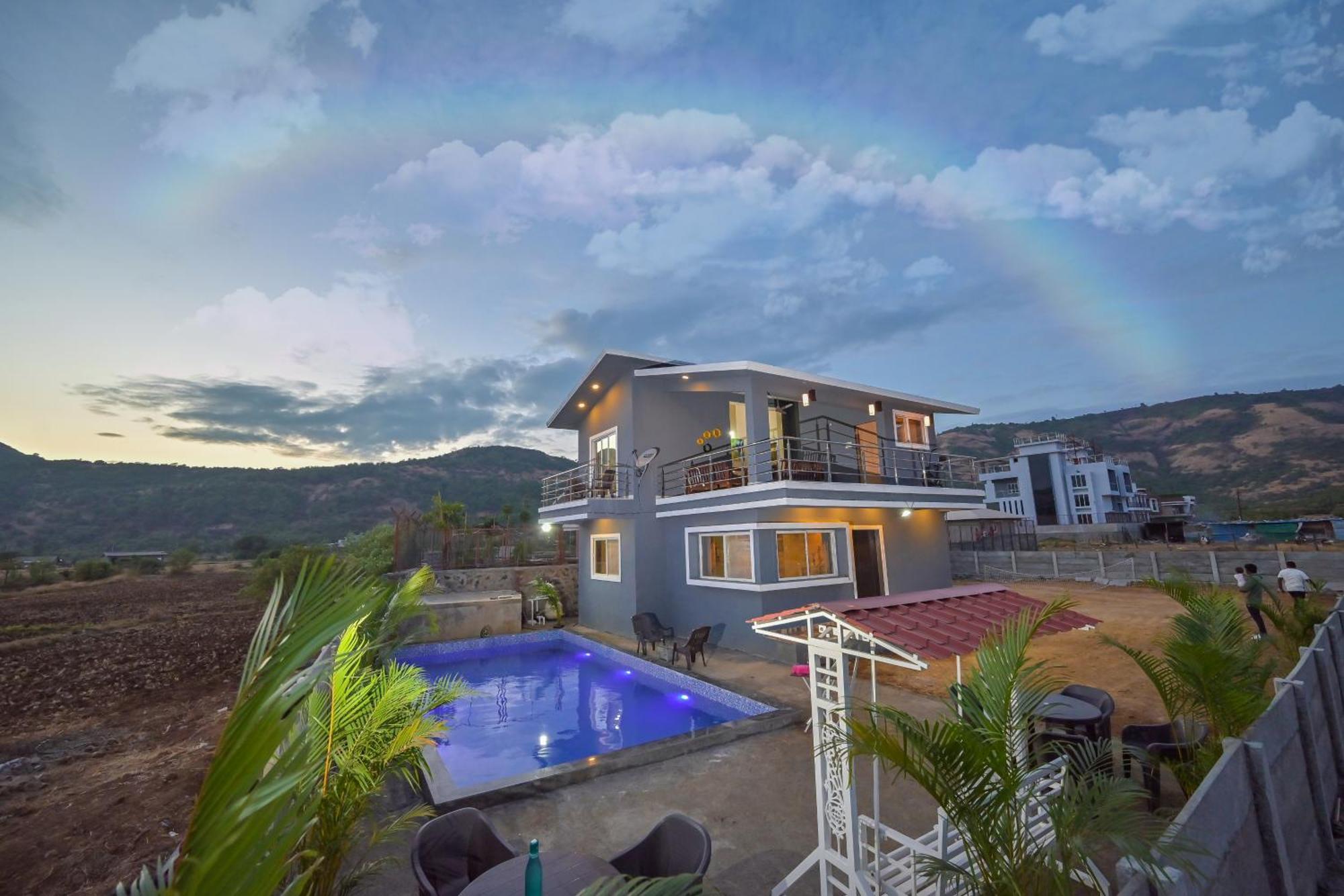 Ll Empyrean Stay Ll Mirage Chalet Ll 4Bhk Ll Ac Ll Largest Pvt Pool Ll Lonavala Eksteriør bilde